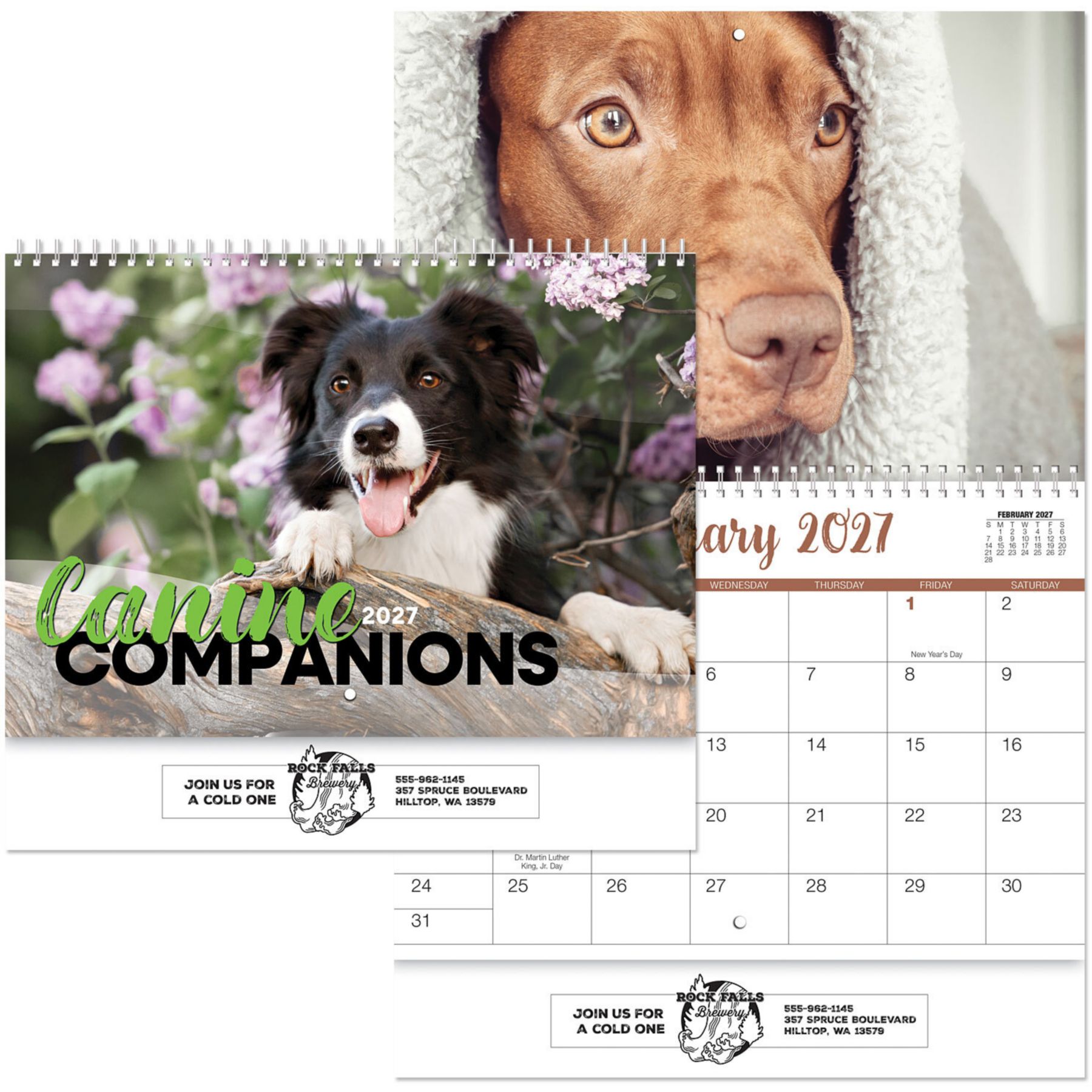 Picture of Canine Companions Wall Cal Spiral