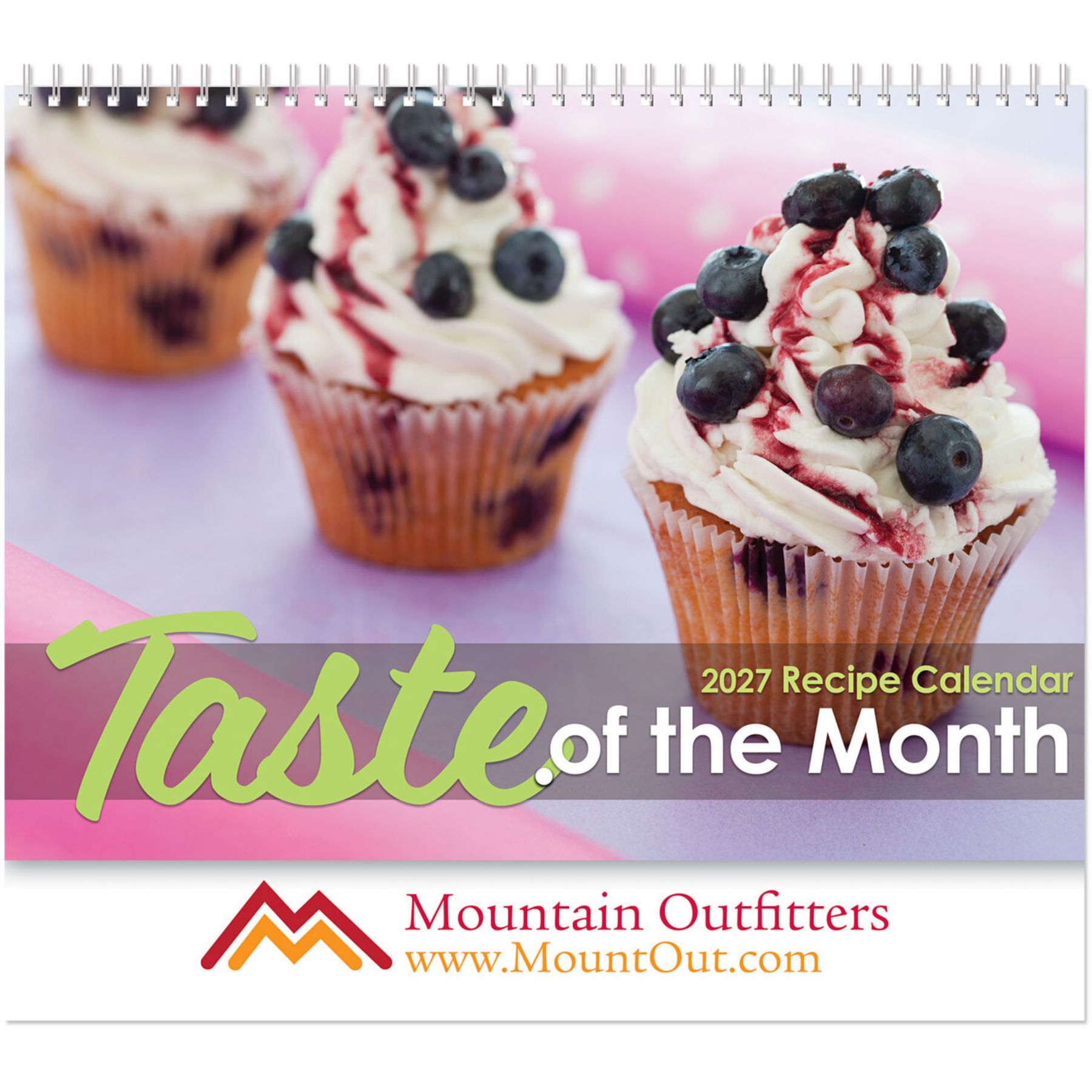 Picture of Full Color Taste Of The Month Spiral Wall Calendar