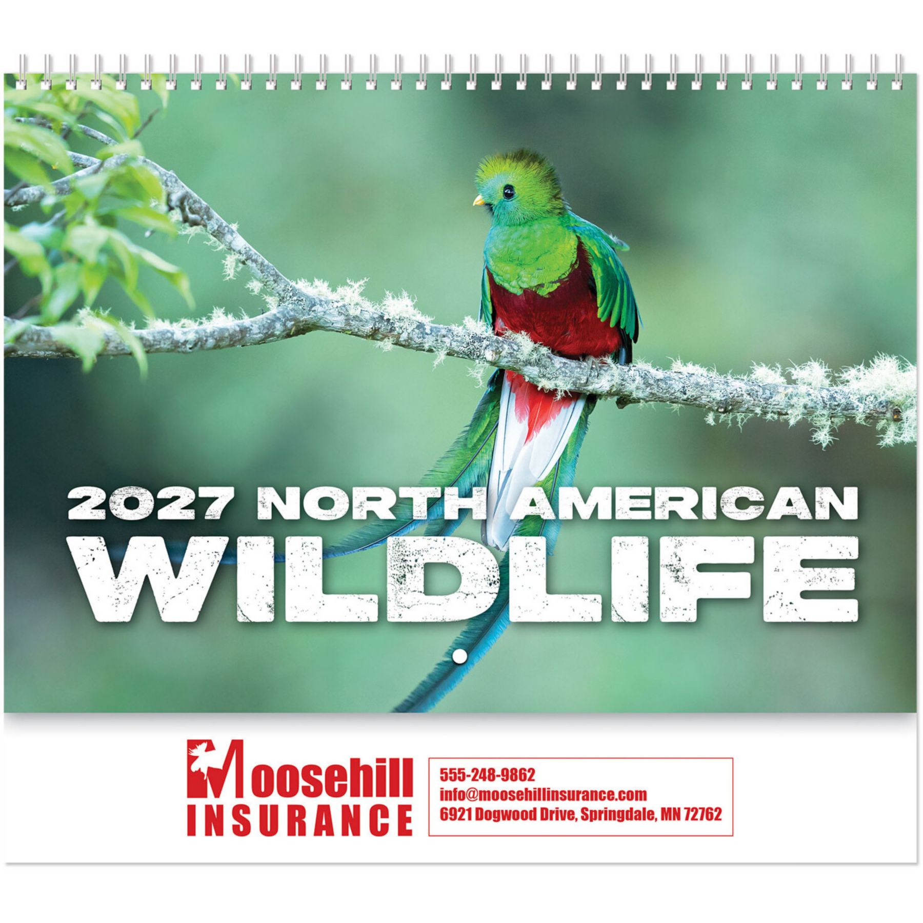 Picture of Wildlife Wall Calendar Spiral