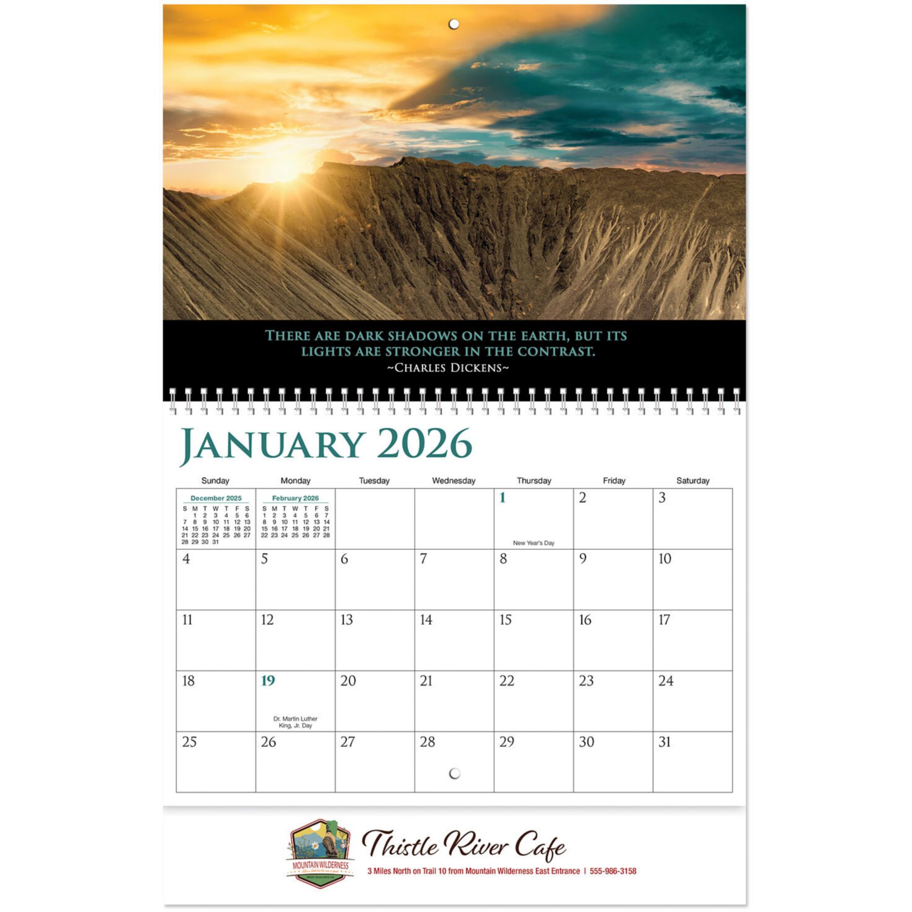 Picture of Full Color Inspirations Wall Calendar