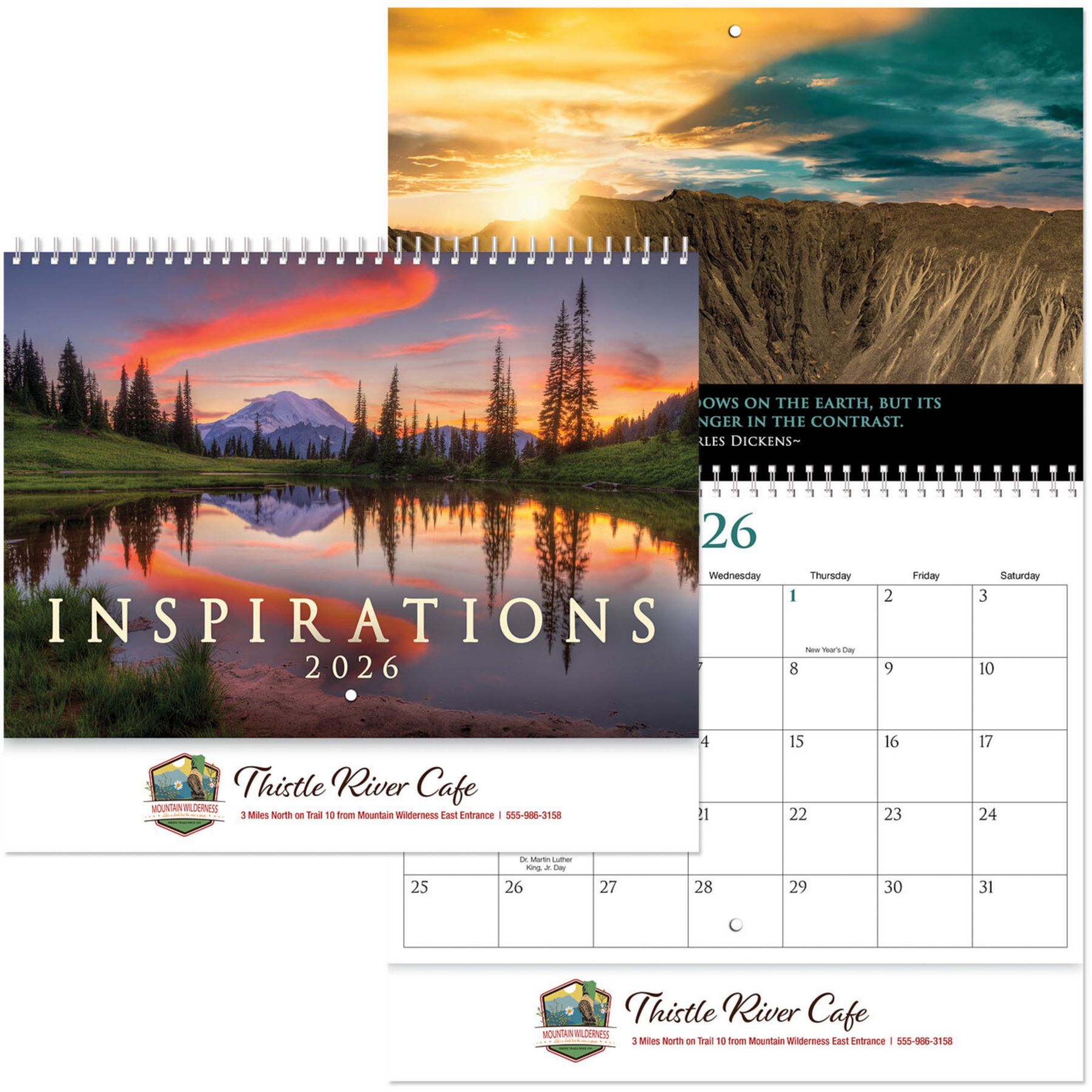 Picture of Full Color Inspirations Wall Calendar