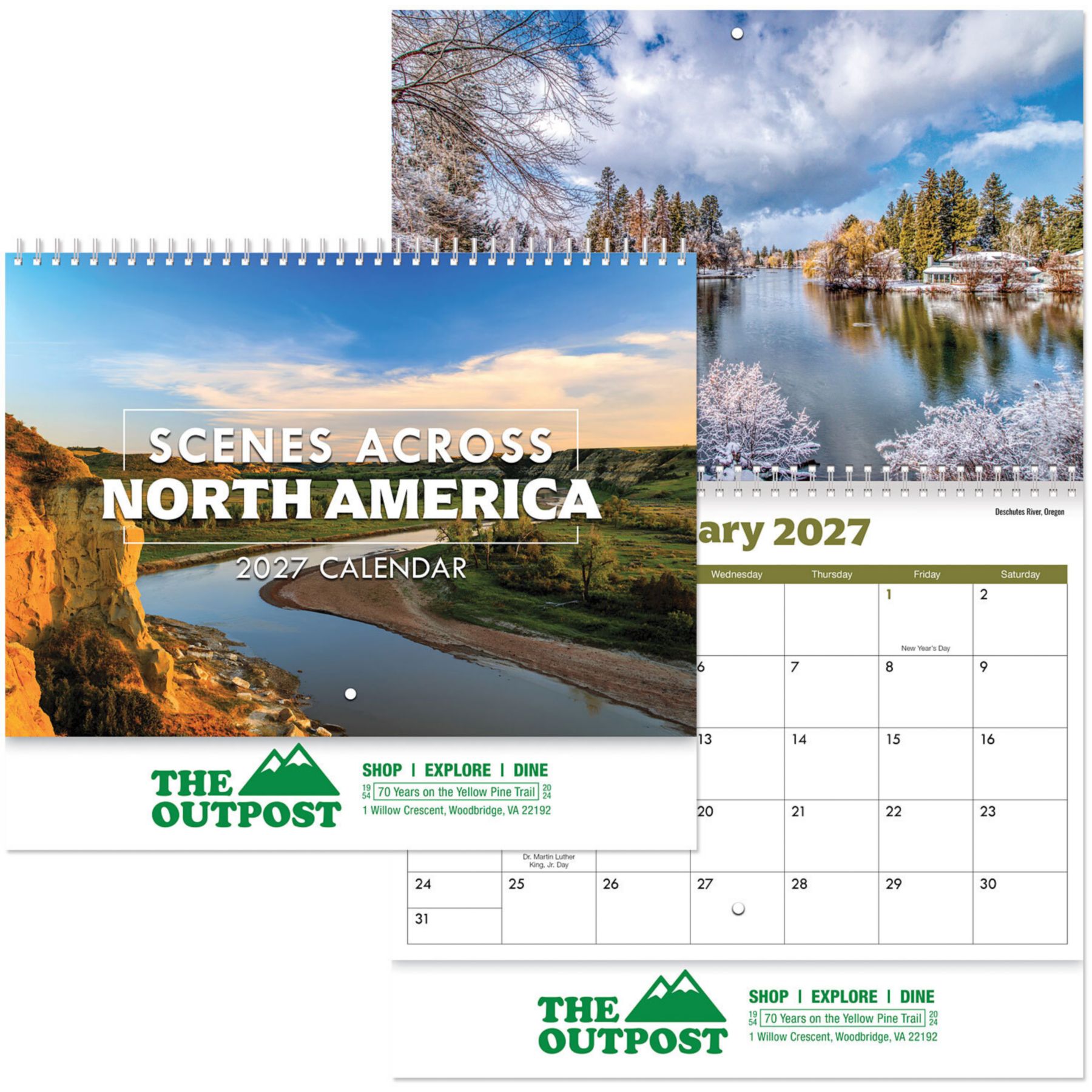 Picture of Scenes America Wall Cal Spiral
