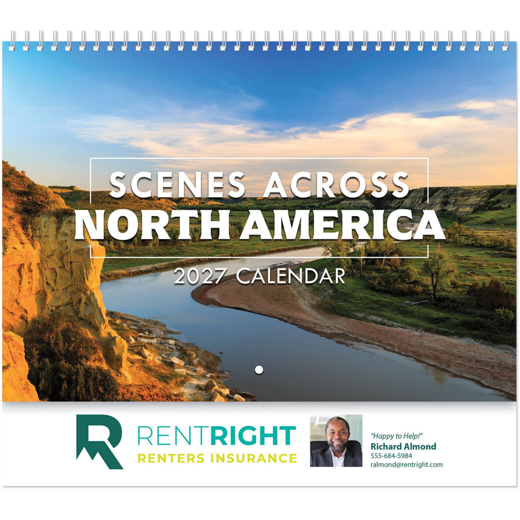 Picture of Scenes Across America Spiral Wall Cal Full Color