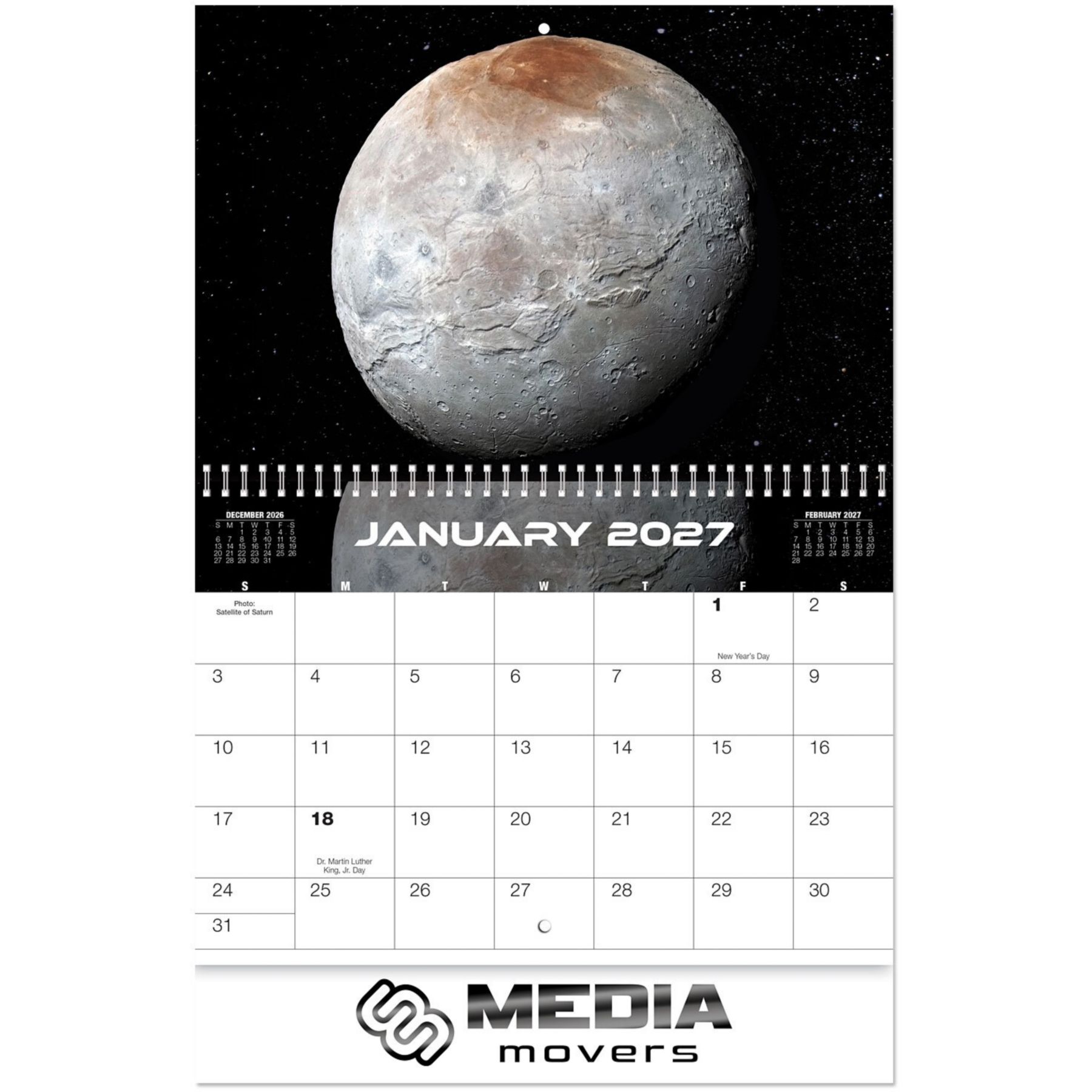 Picture of Luxe Images From Space Spiral Wall Calendar