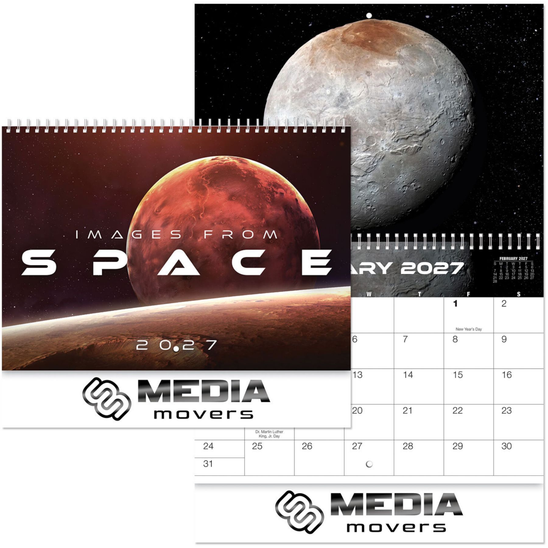 Picture of Luxe Images From Space Spiral Wall Calendar