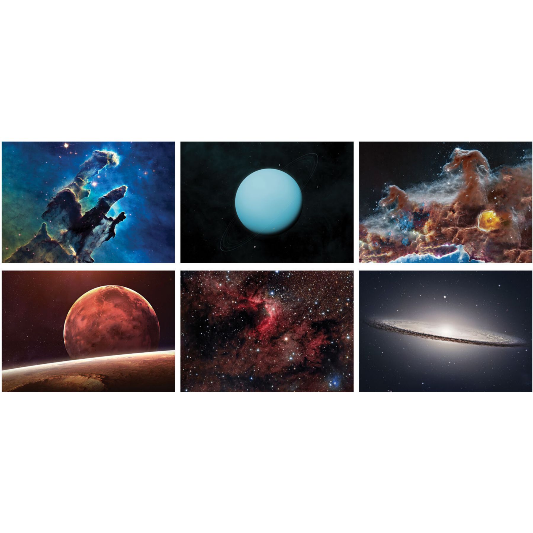 Picture of Luxe Images From Space Spiral Wall Calendar