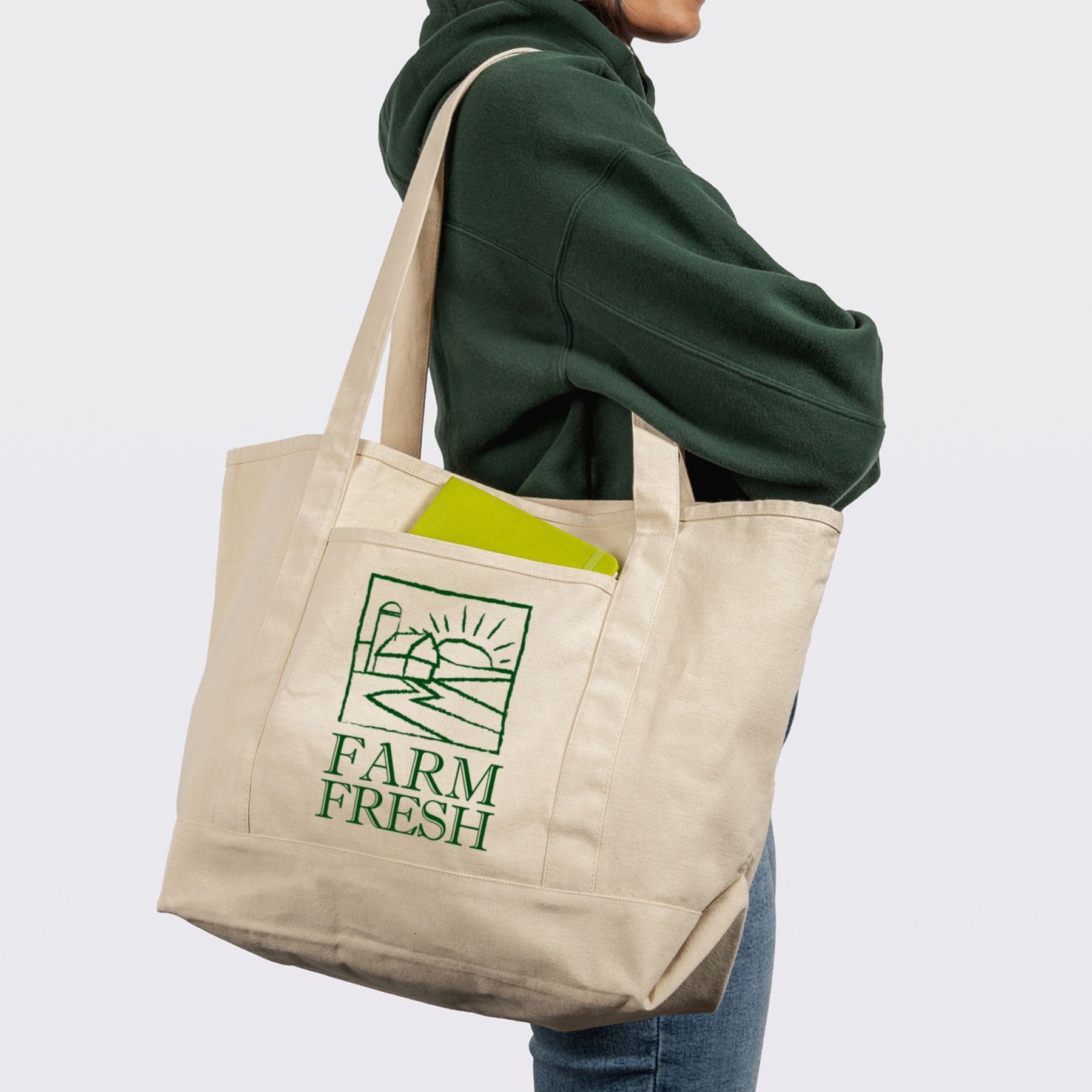 Picture of Saratoga Recycled Cotton Tote 10 Oz