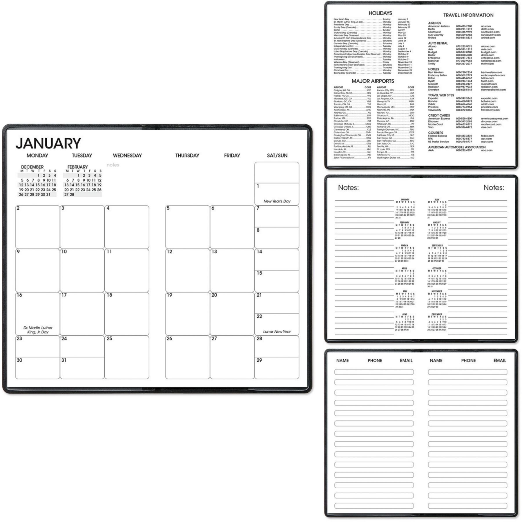 Picture of Bryne Work Monthly Pocket Calendar
