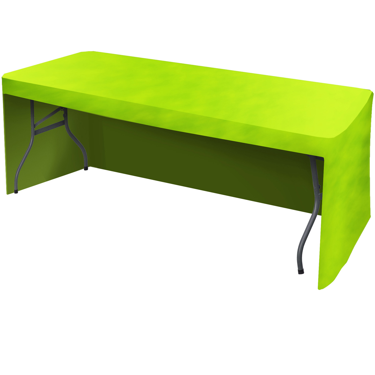 Picture of All Over Full Color Dye Sub Table Cover - fitted poly 3-sided, fits 6' table