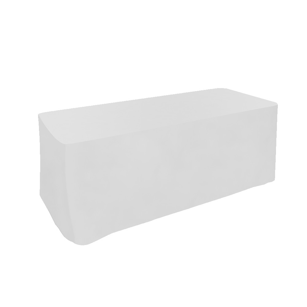 Picture of All Over Full Color Dye Sub Table Cover - fitted poly 3-sided, fits 6' table