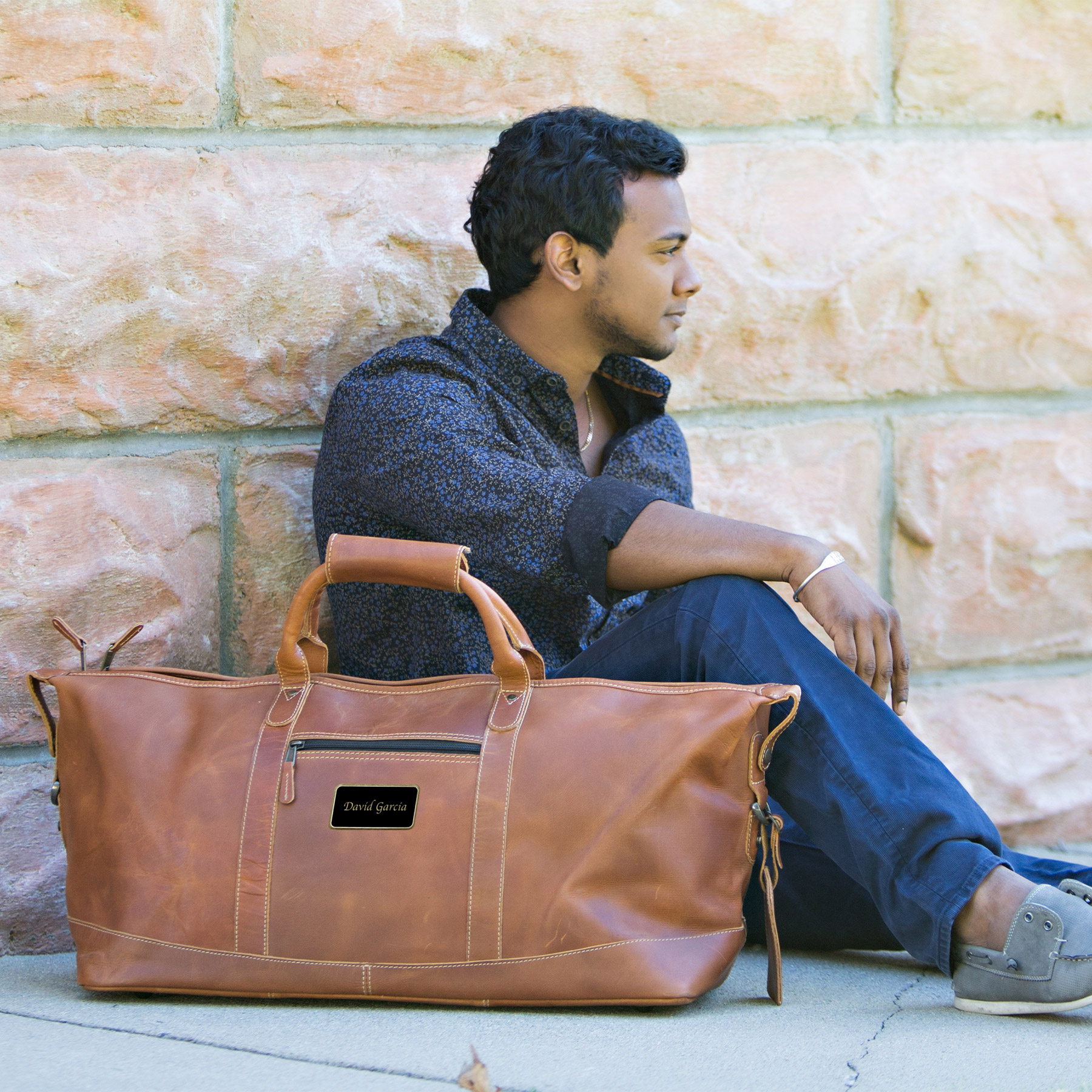Picture of Little River Leather Duffel Bag