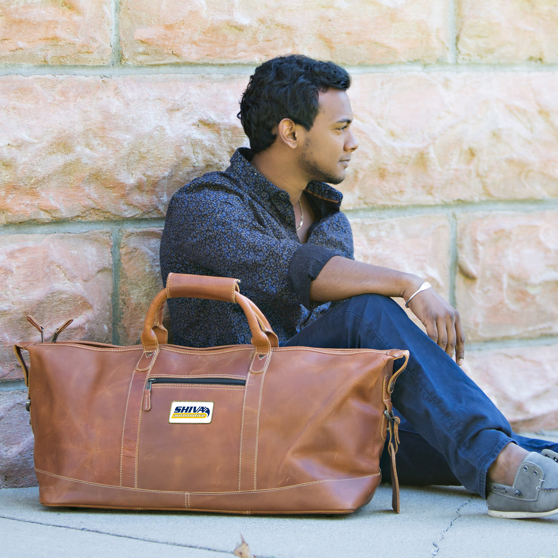 Picture of Little River Leather Duffel Bag