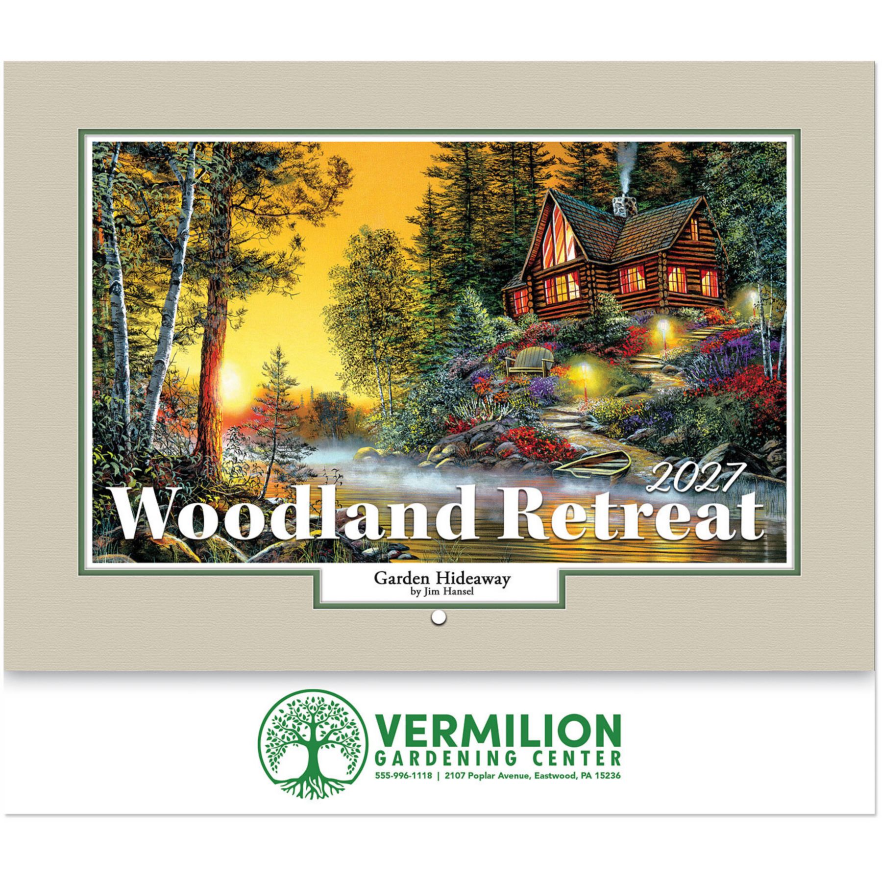 Picture of Woodland Stapled Wall Calendar