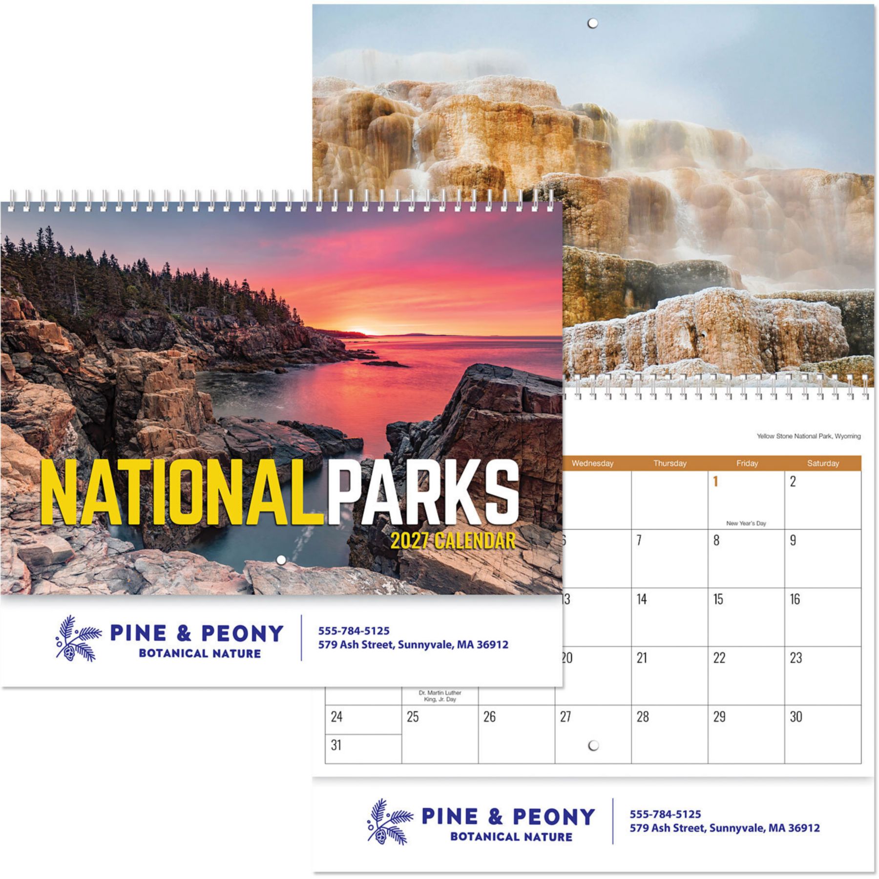 Picture of National Parks Wall Calendar Spiral