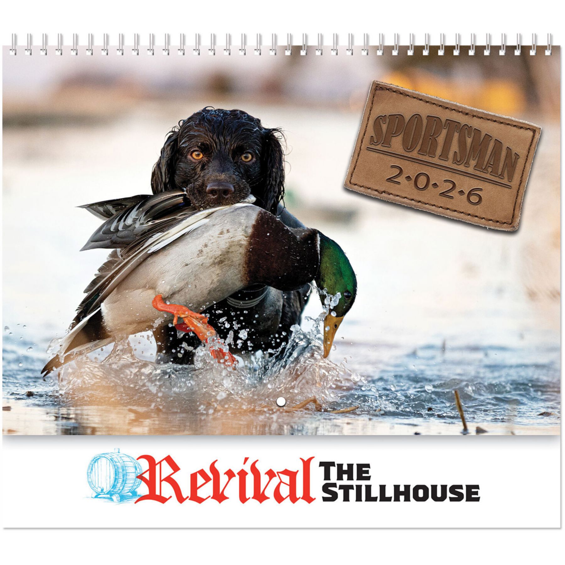Picture of Full Color Sportsman Spiral Wall Calendar