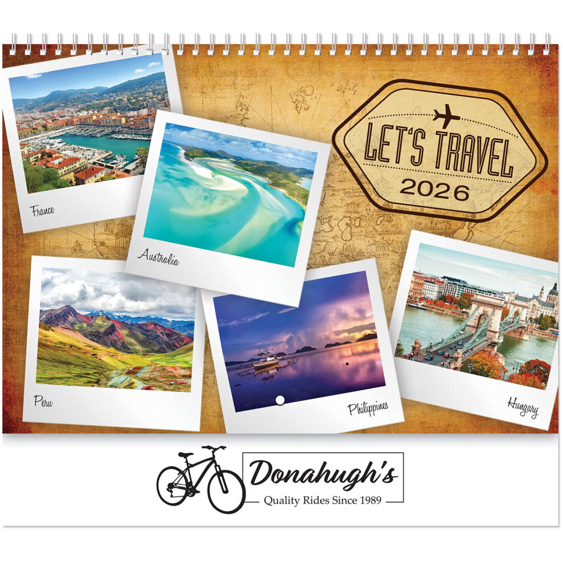 Picture of Let's Travel! Wall Cal Spiral