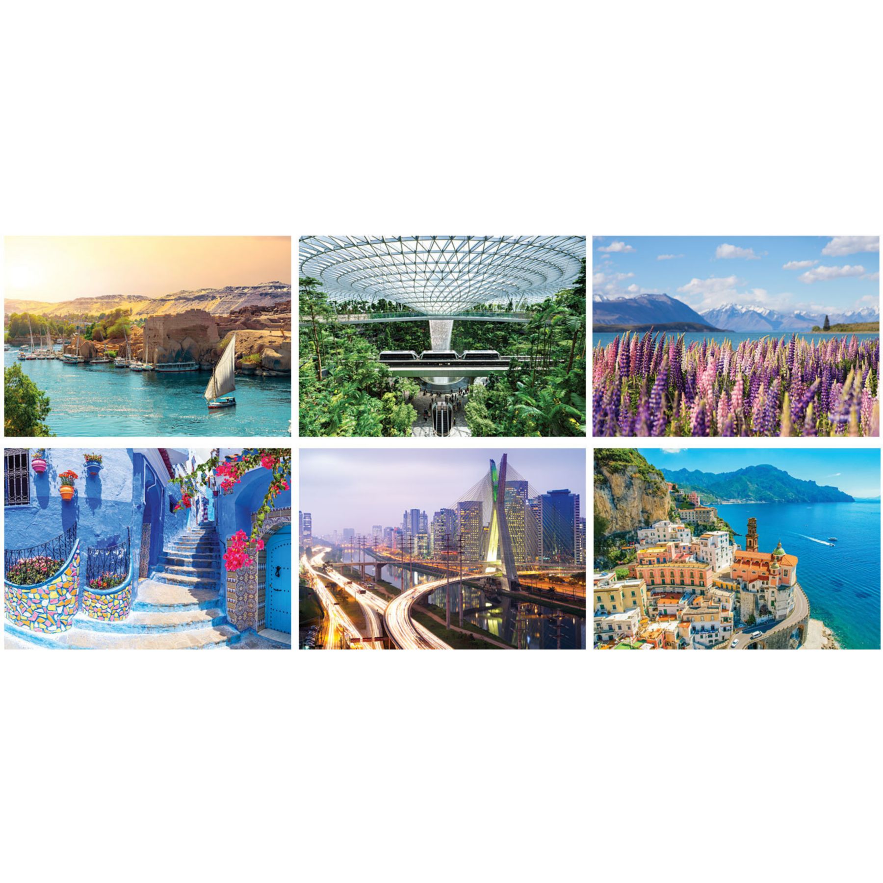 Picture of Full Color Let's Travel Spiral Wall Calendar