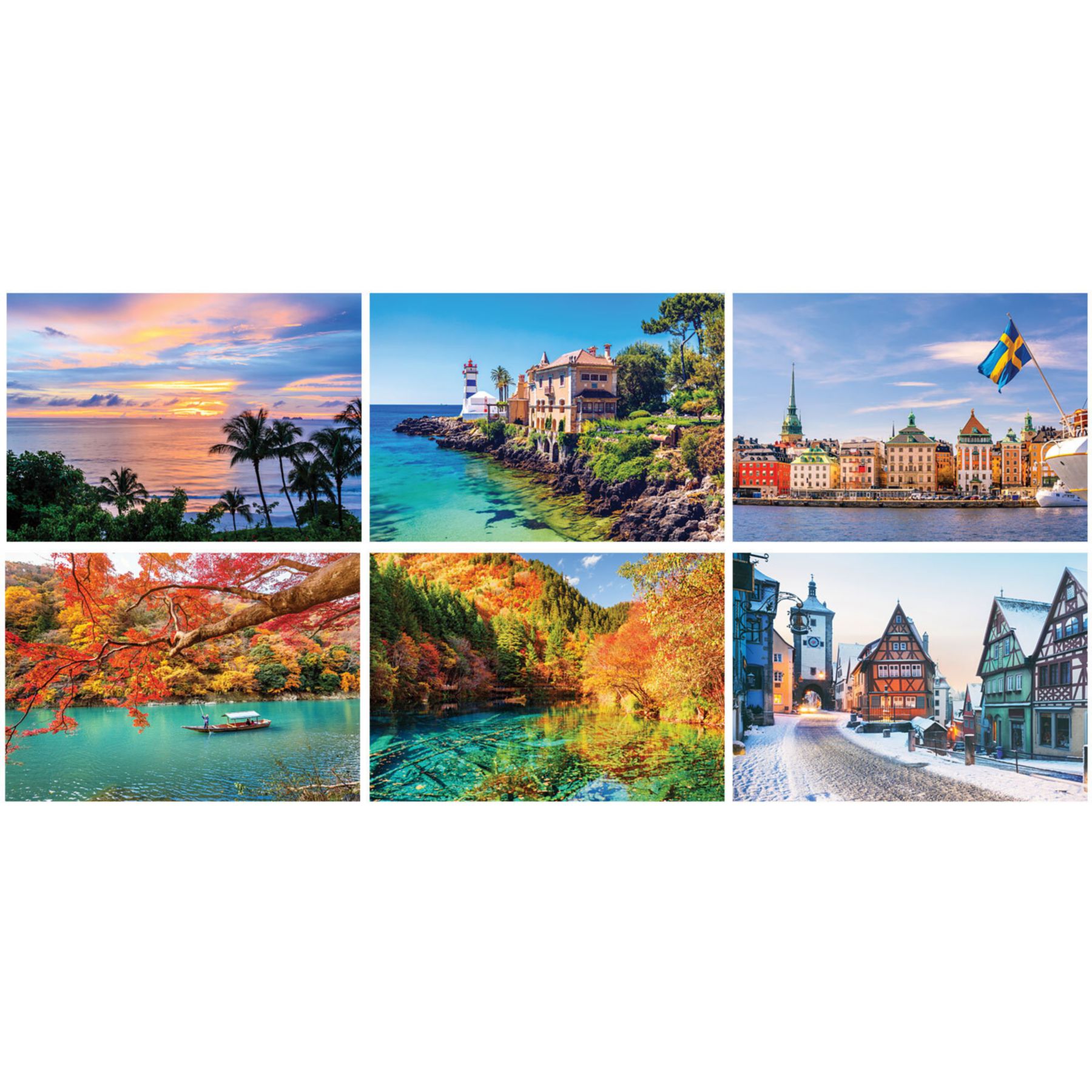 Picture of Full Color Let's Travel Spiral Wall Calendar