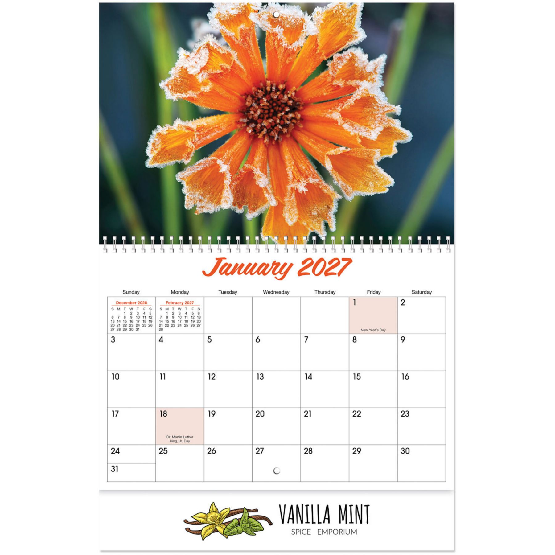 Picture of Full Color Garden Splendor Spiral Wall Calendar