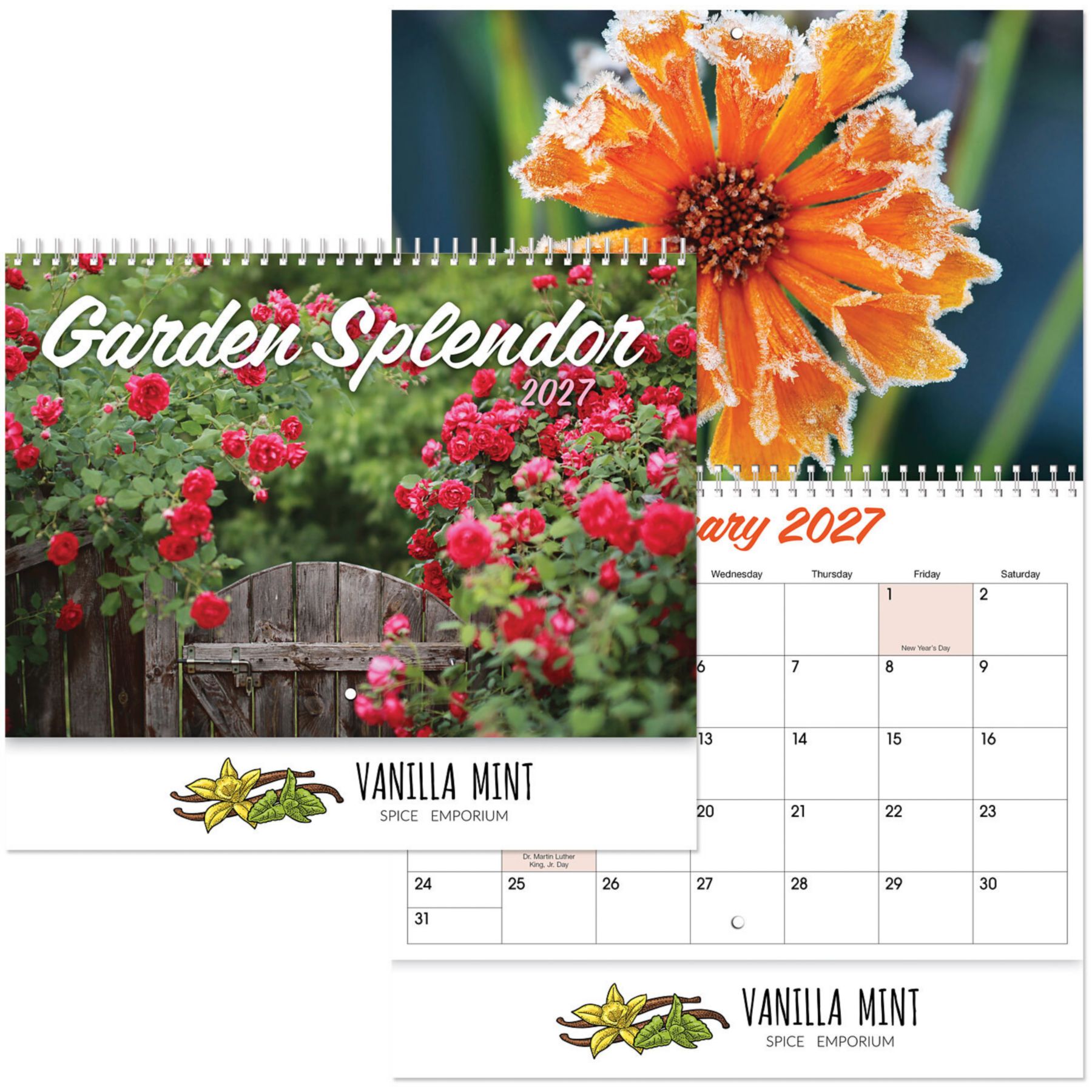 Picture of Full Color Garden Splendor Spiral Wall Calendar