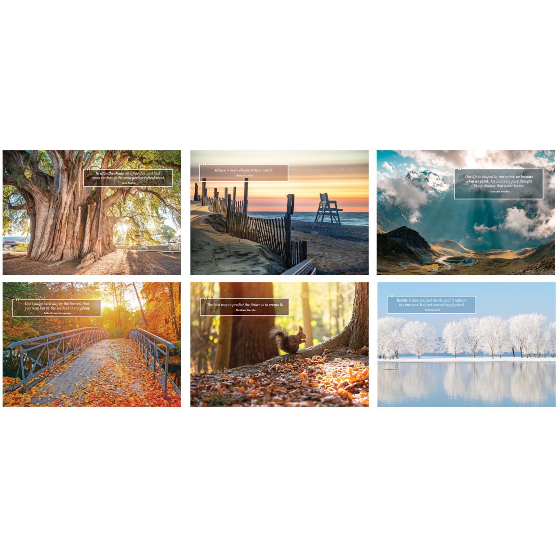 Picture of Moments Of Inspiration Stapled Wall Calendar