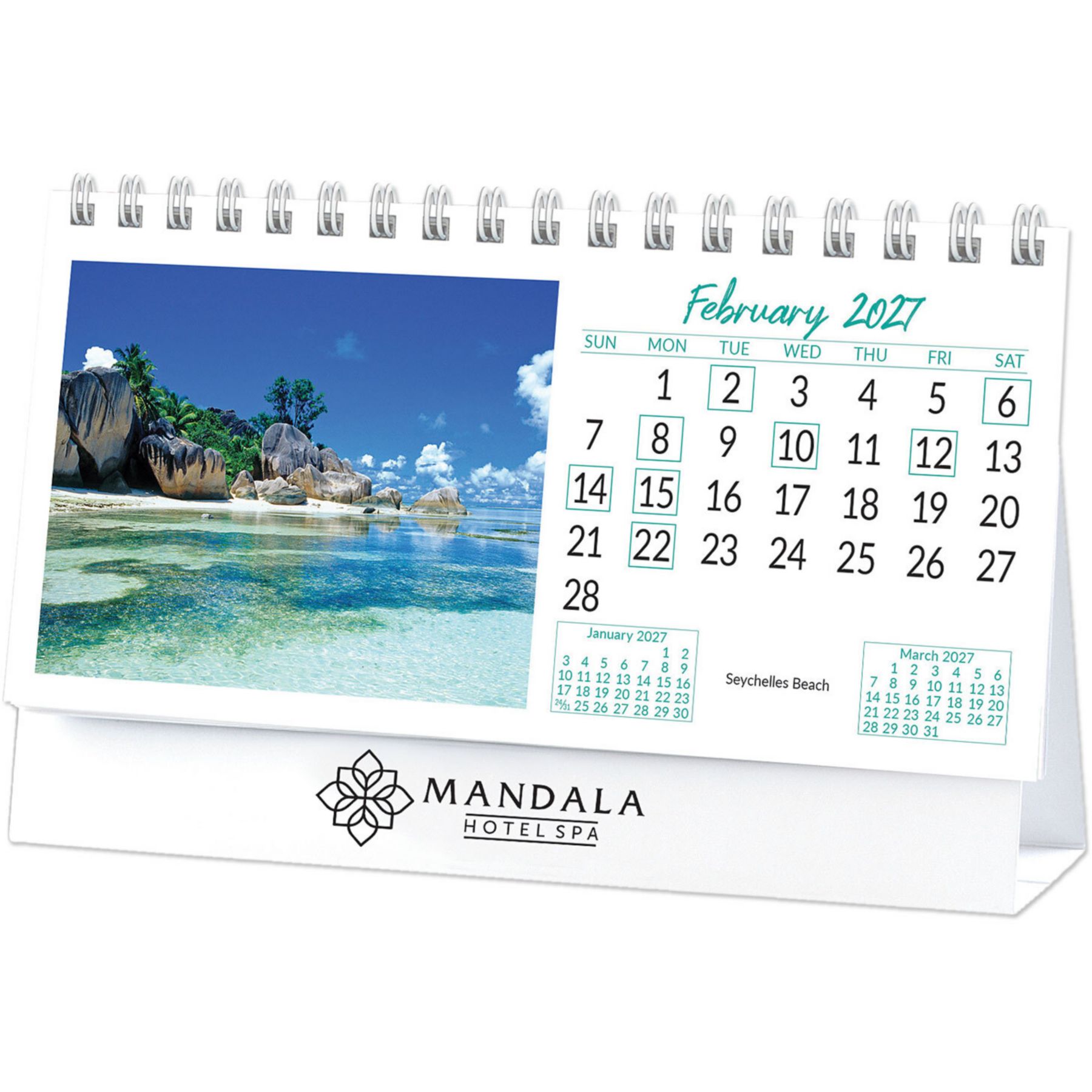 Picture of Beaches Desk Calendar