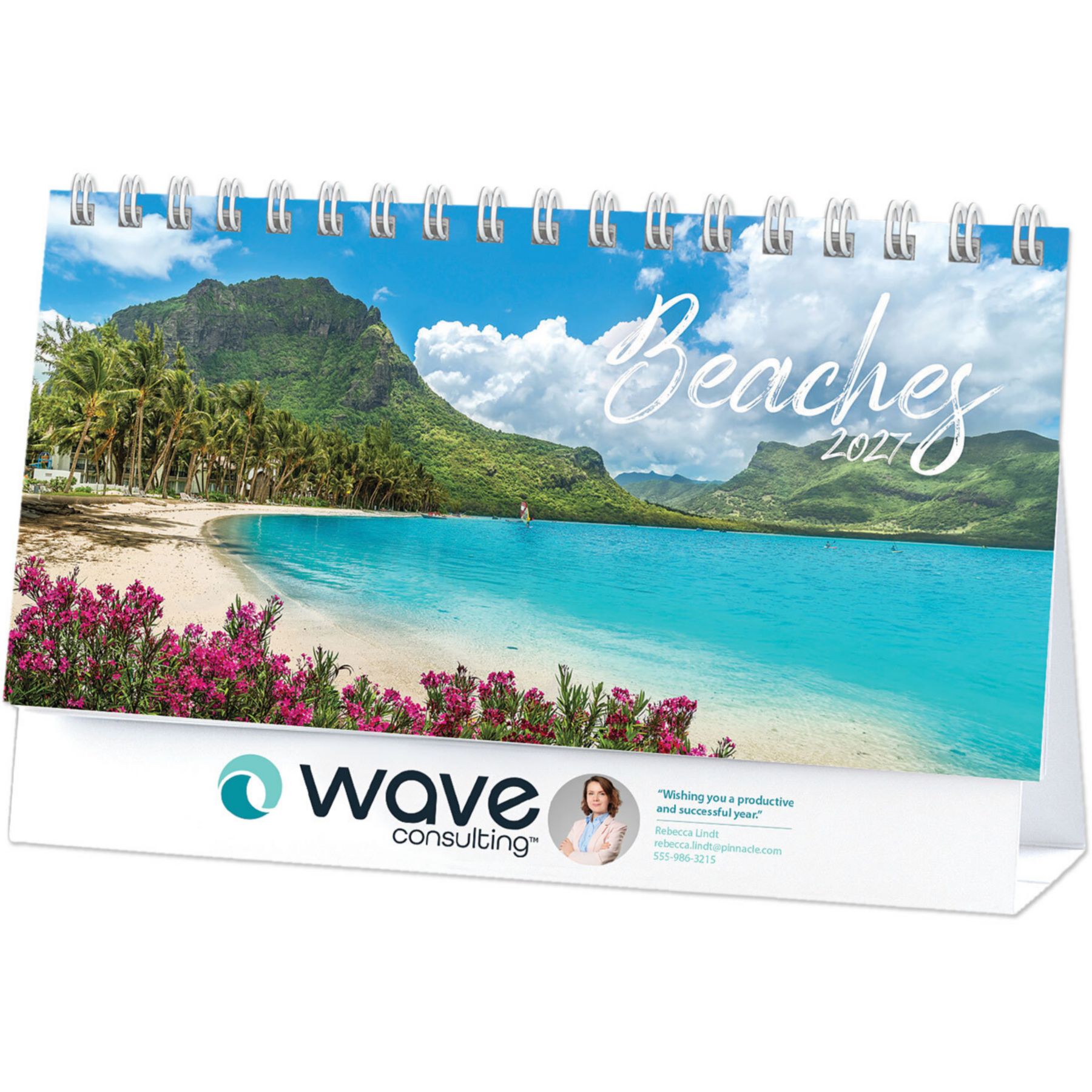 Picture of Beaches Full Color Desk Calendar