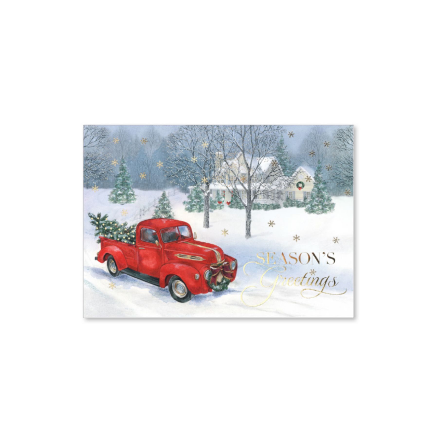 Picture of Old Fashioned Christmas Card
