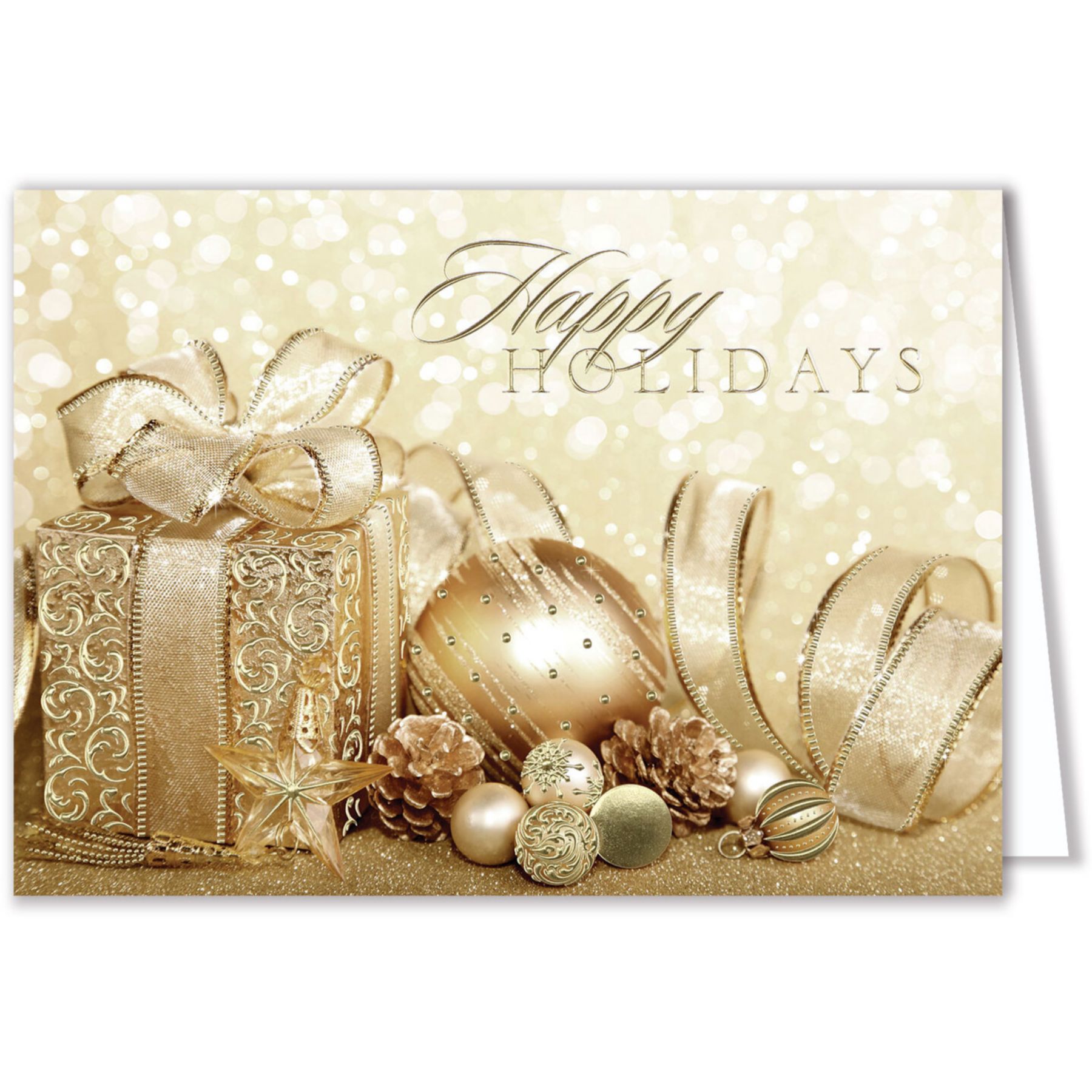 Picture of Golden Gifts Holiday Card