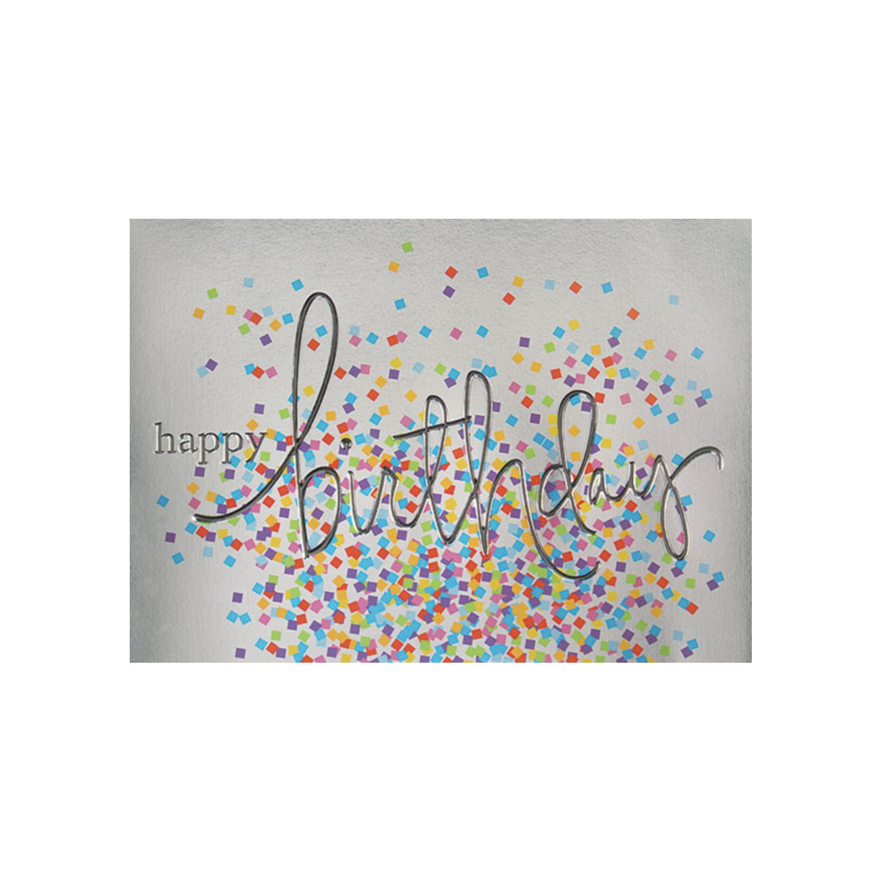 Picture of Colorful Confetti Birthday Card