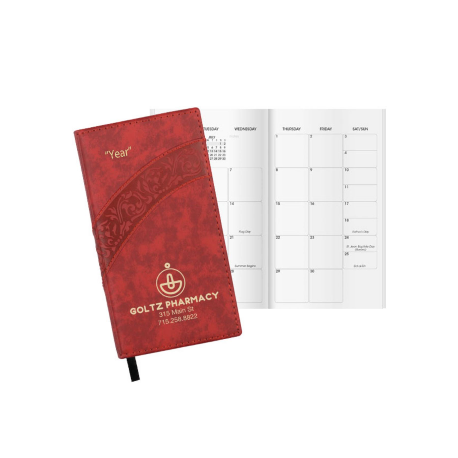 Picture of Tuscany Work Monthly Pocket Calendar