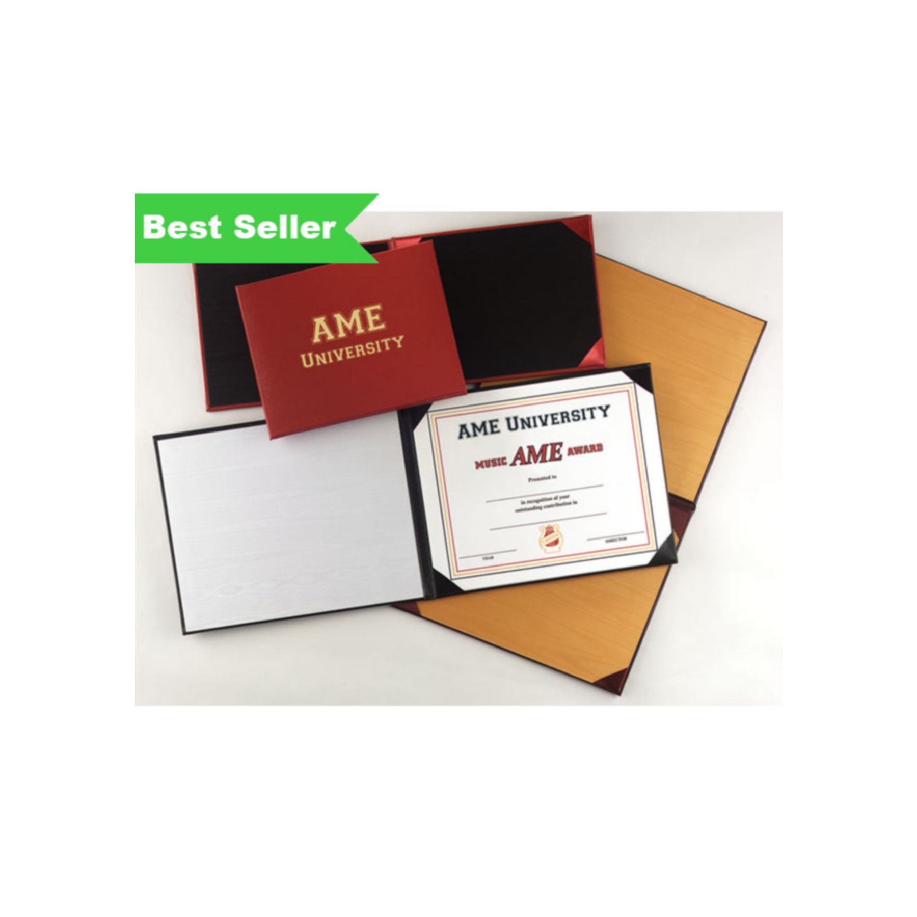 Picture of Leathergrain Padded Diploma Cover 5 X 7"