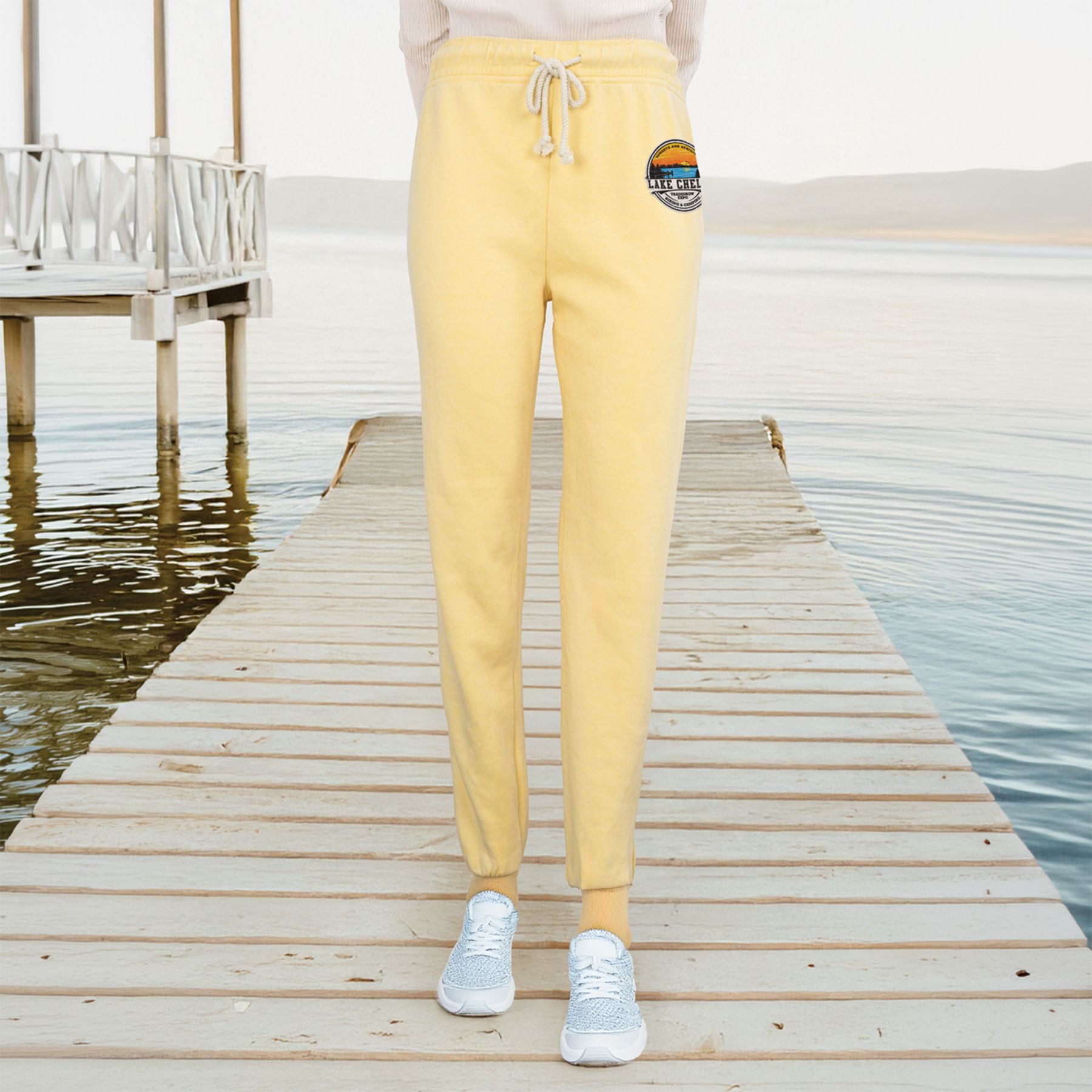 Picture of Women's Soft Fitted Sweatpants - Embroidery