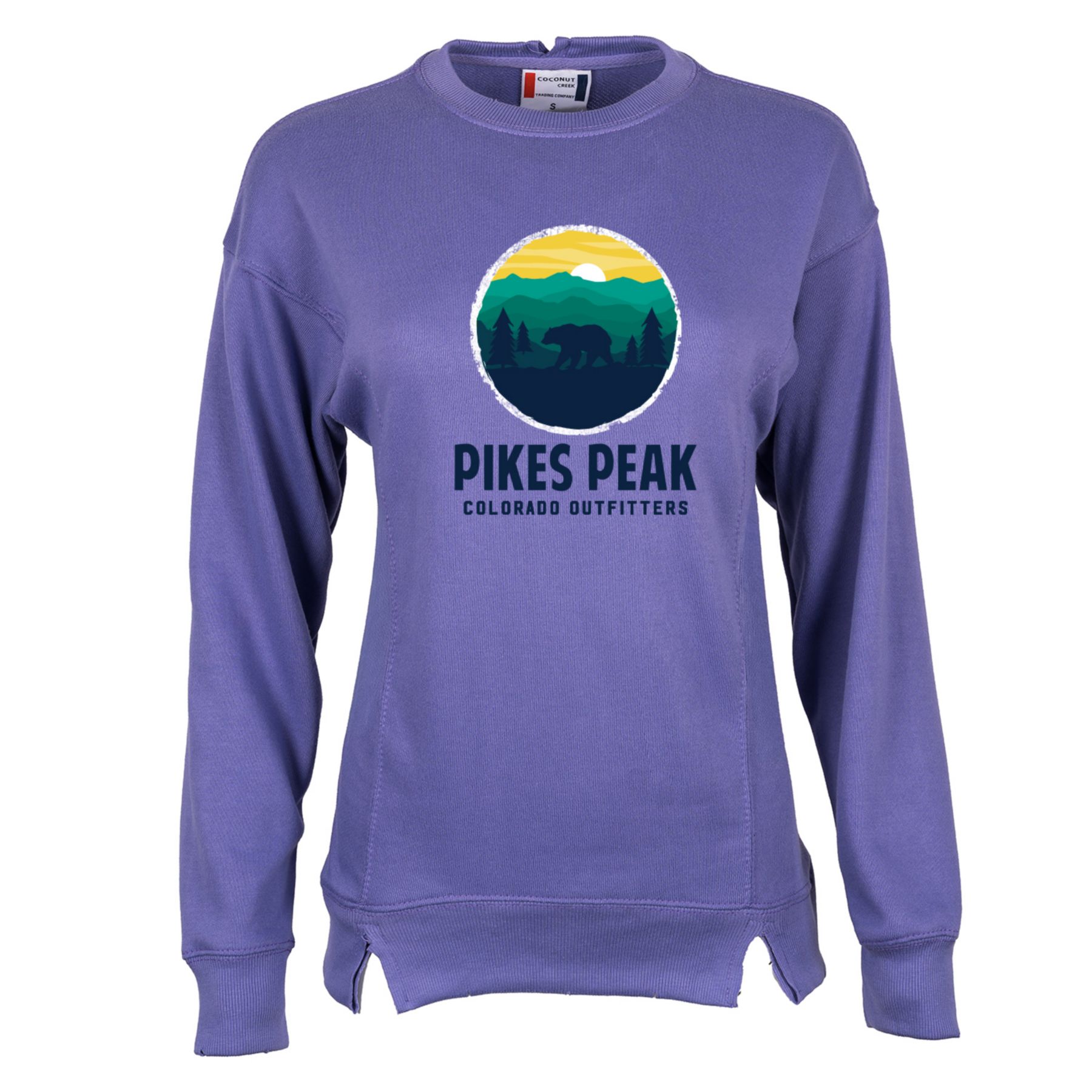 Picture of Ladies' French Terry Oversized Crew - Full Color
