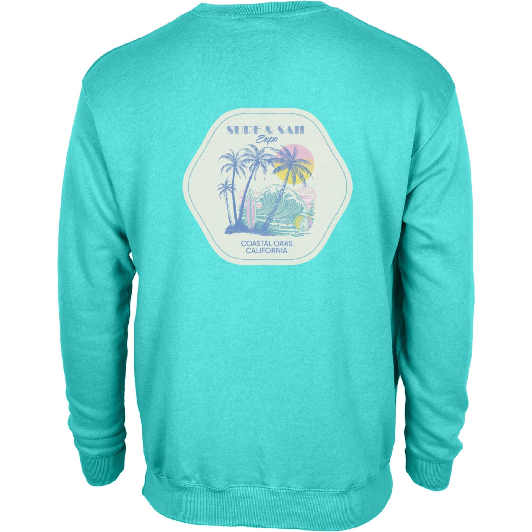 Picture of Unisex Crewneck W/Kangaroo Pocket-Full Color