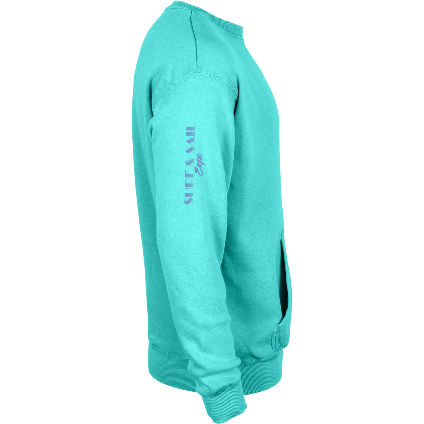 Picture of Unisex Crewneck W/Kangaroo Pocket-Full Color