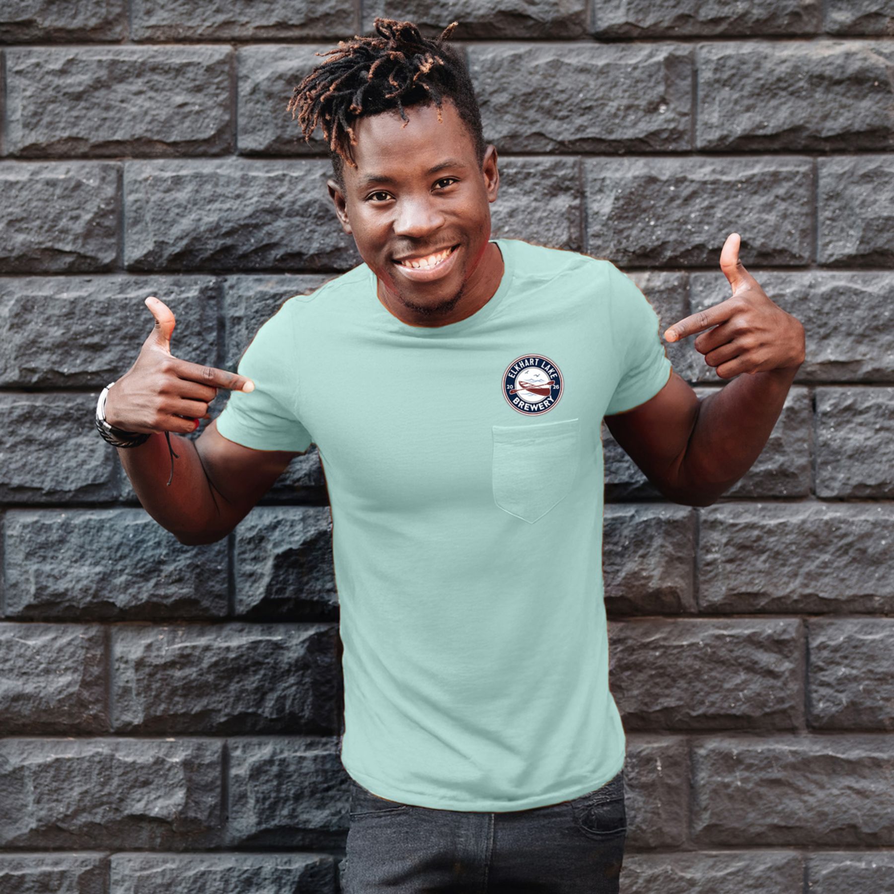 Picture of Garment Dye Short Sleeve W Pocket - Full Color