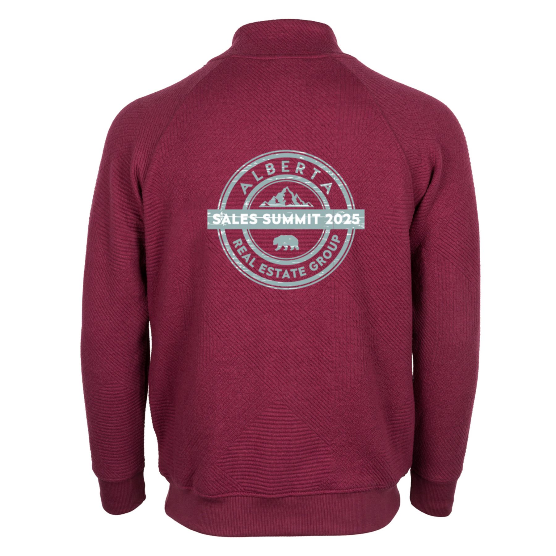 Picture of Adult Zig Zag Quarter Snap Crewneck - Full Color