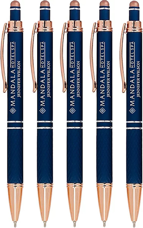 Picture of POD 5 Pk Crossgate Stylus Rose Gold