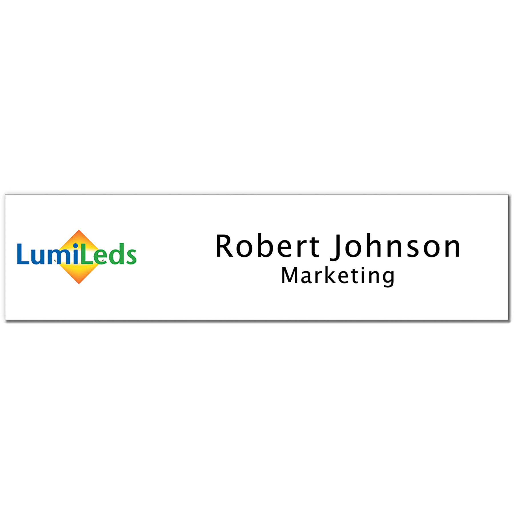 Picture of Moniker Full Color Name Plate: 8" x 2"