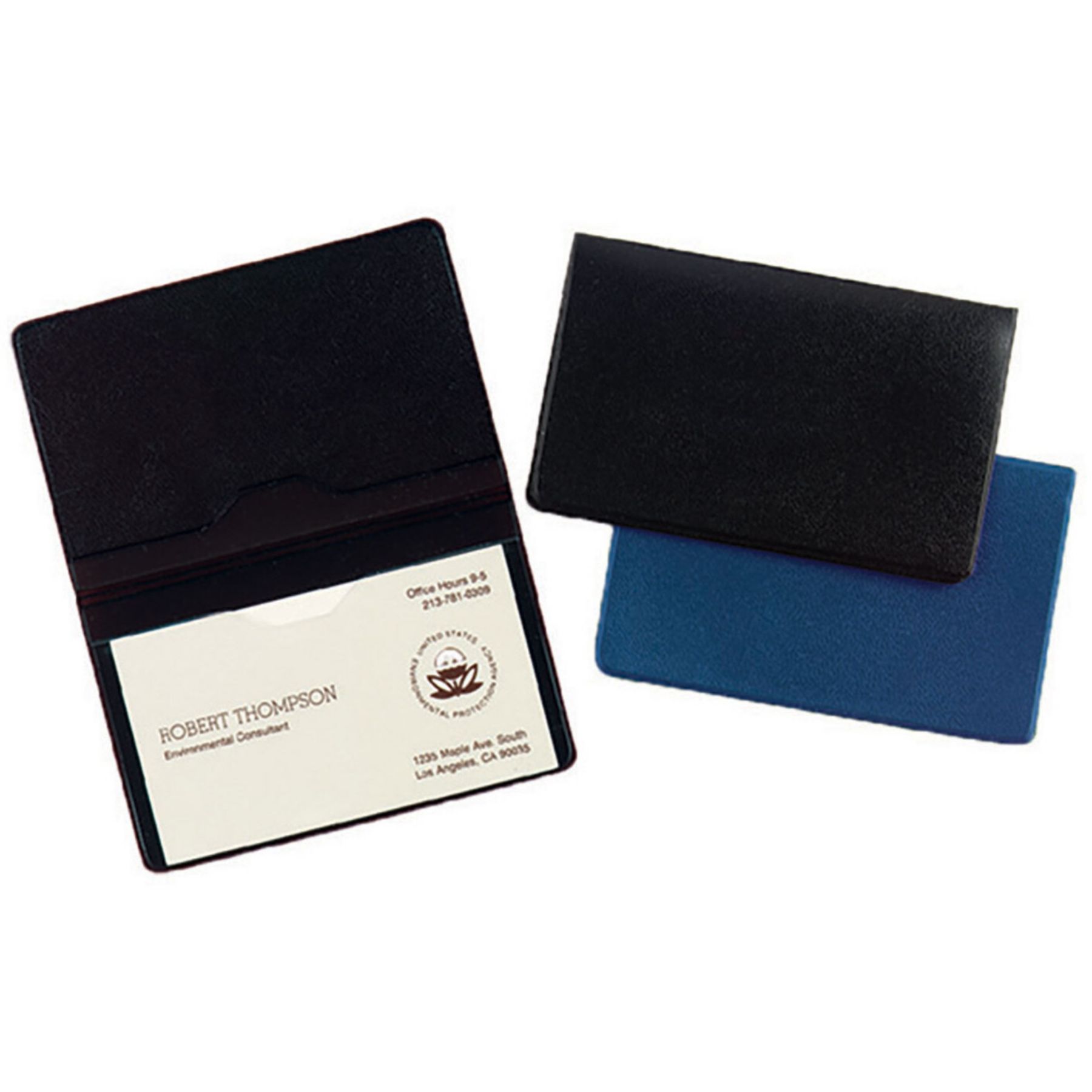 Picture of Vinyl Double Business Card Holder