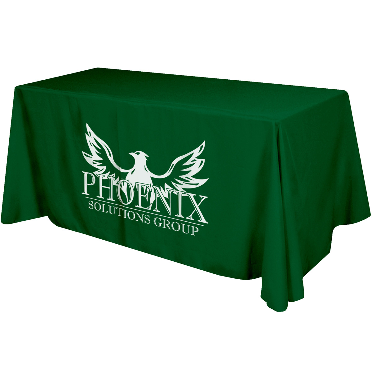 Picture of Flat 3-sided Table Cover - fits 6' standard table: Polyester