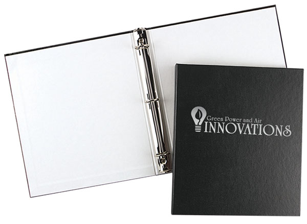 Picture of 2"Bonded Leather Binder 11 X 8.5"