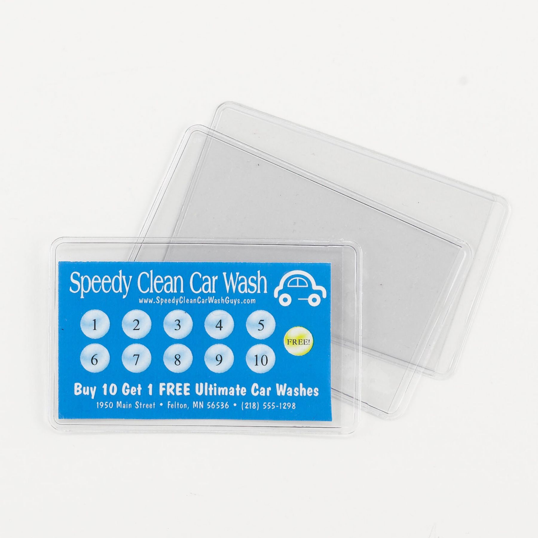 Picture of Clear Single Business Card Holder
