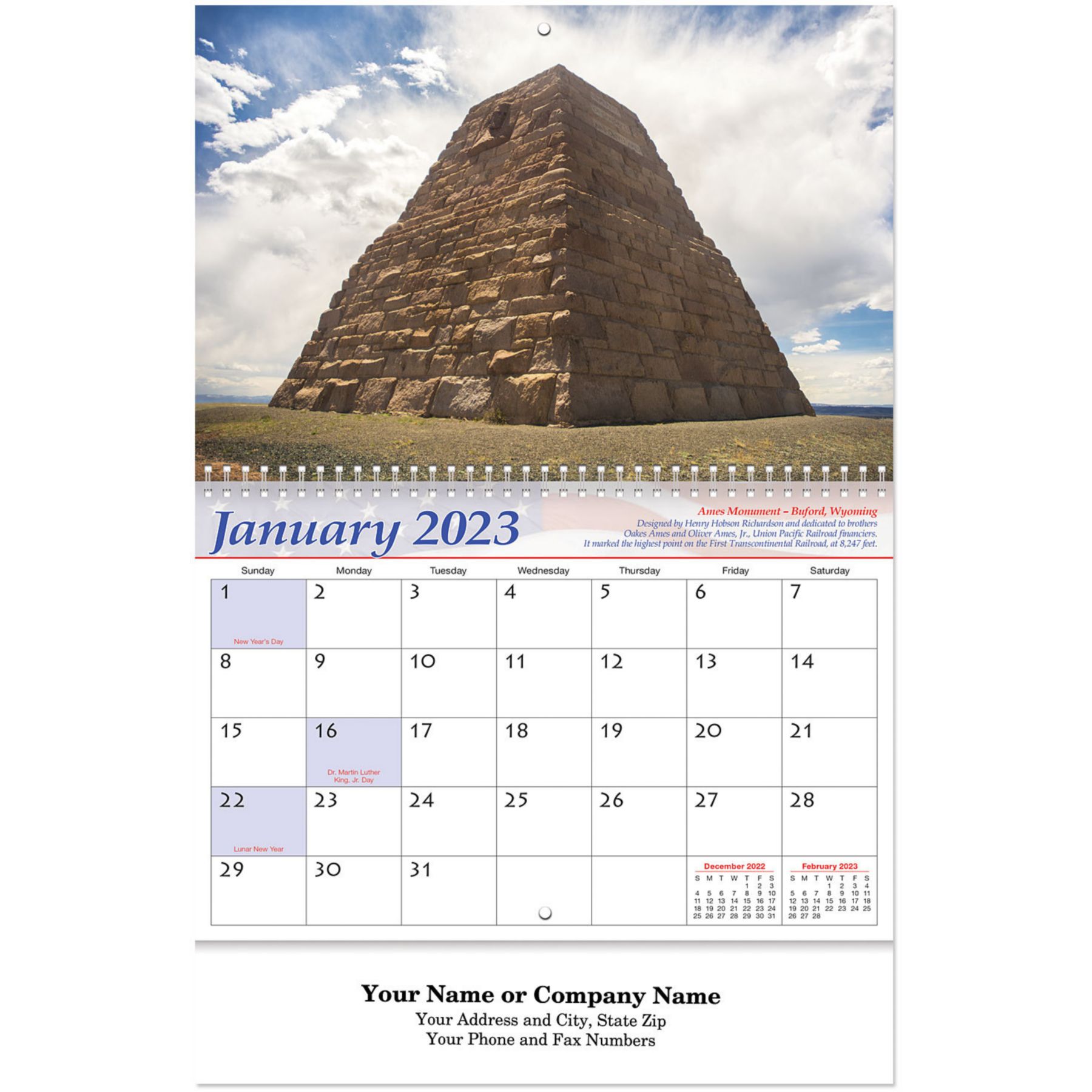 Picture of Amer. Landmarks Wall Cal Spiral