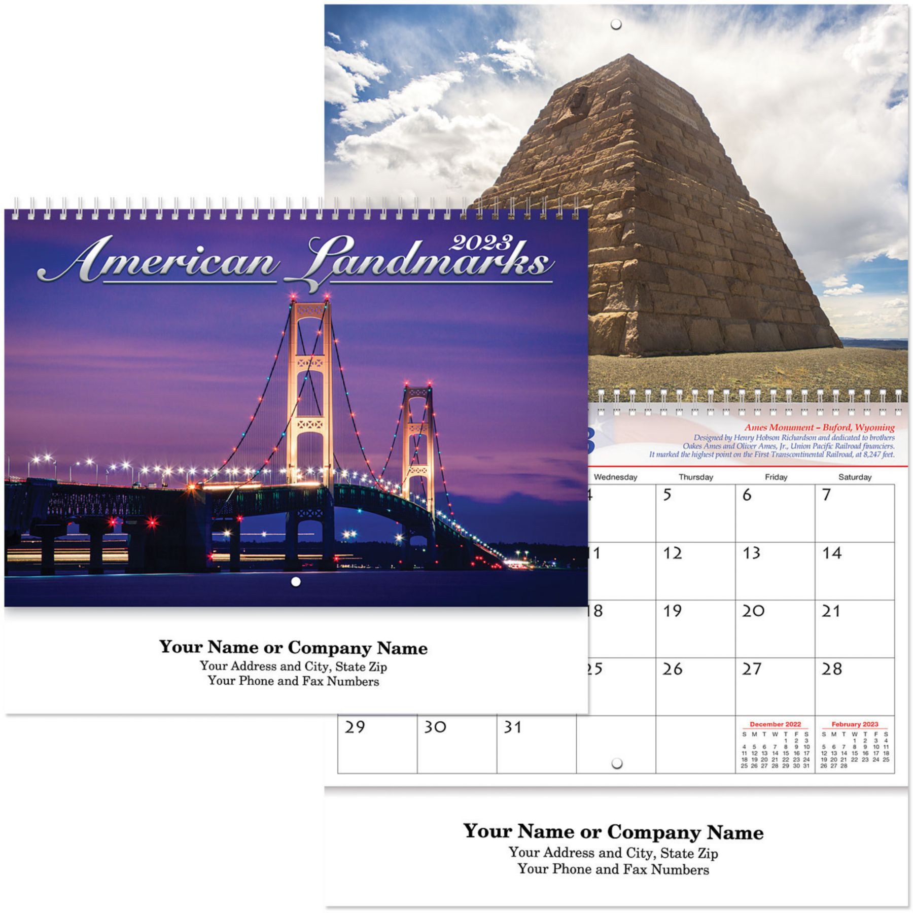 Picture of Amer. Landmarks Wall Cal Spiral