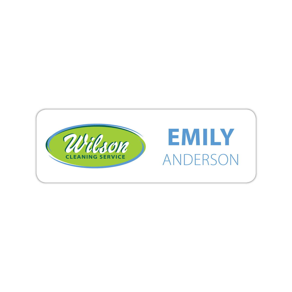 Picture of St. Paul Plastic Name Badge (Standard Size 1" x 3")