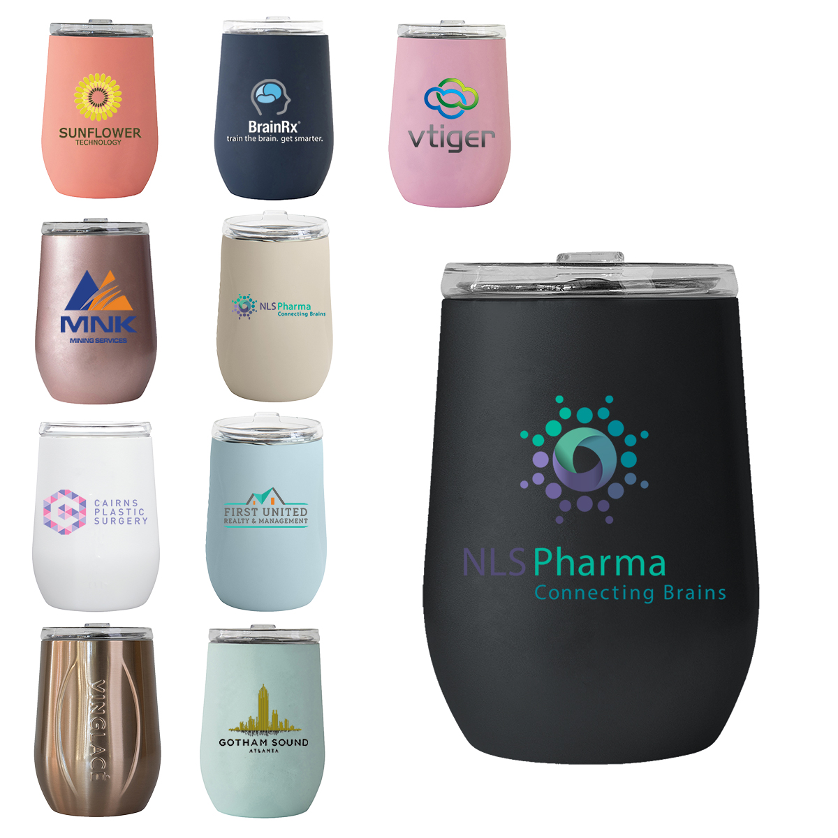 Picture of Vinglacé® 10 Oz. Stemless Wine Tumbler (Full Color Digital)