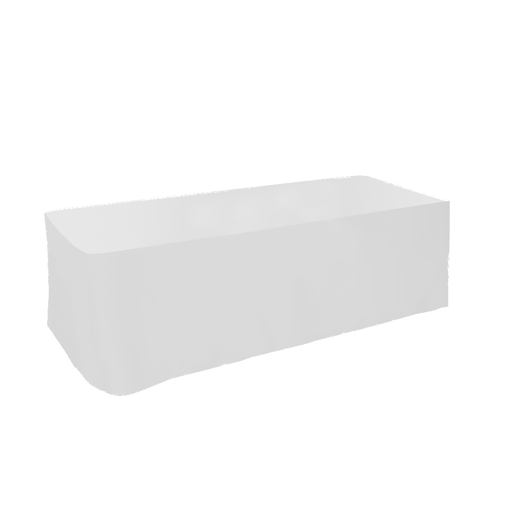 Picture of All Over Full Color Dye Sub Table Cover - fitted poly 3-sided, fits 8' table
