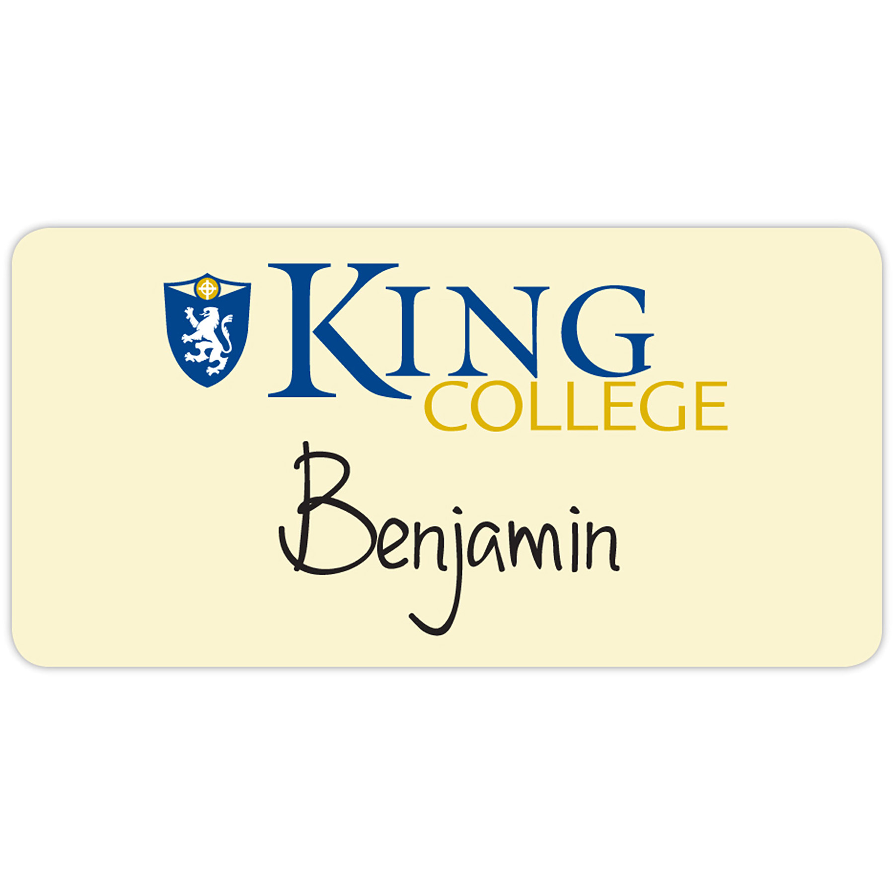 Picture of Reusable Name Badge: 3-1/32" X 1-17/32"